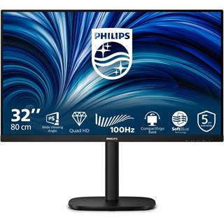 Philips 32B2U3601H – Moniteur 31,5" WQHD IPS 100 Hz avec Webcam et USB-C