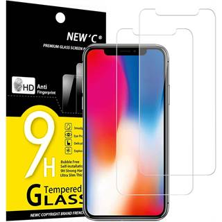 Photo Lot de 2 Verre Trempé NEW'C pour iPhone 11 Pro/X/XS - Protection 9H - 5,89 EUR