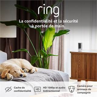 Ring Caméra intérieure 2e gén | WiFi, HD 1080p, audio bidirectionnel