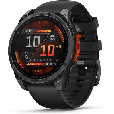 Garmin fēnix® 8 – Montre GPS multisports AMOLED 47 mm, noir