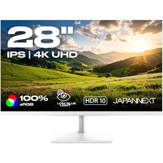 JAPANNEXT Écran PC 28" IPS 4K UHD HDR - Blanc