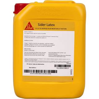 SIKA Sider Latex Blanc - Colle de reprise mortier et béton 5L