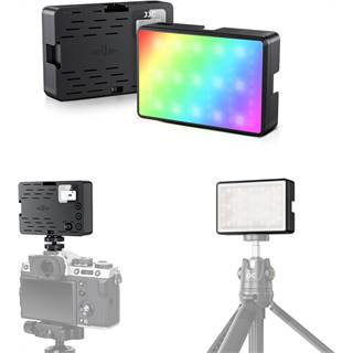 JJC Lumière Vidéo RVB Magnétique - Panneau LED Portable 2500-8500K avec 24 Effets