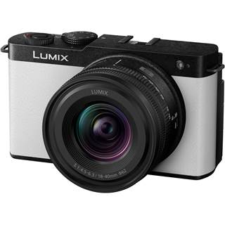 Panasonic Lumix S9 – Hybride plein format 24MP + 18-40mm (Blanc)