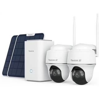 Kit Caméra Surveillance Reolink 4K PTZ Extérieure + Panneaux Solaires