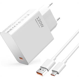 Chargeur Secteur USB-C 120W Xiaomi – Charge Rapide + Câble 2M