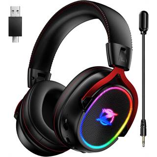Ozeino OW310 Casque Gaming sans Fil – Son Surround 7.1, RGB & Micro Détectable à Bruit
