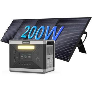 SolarPlay Q2501 : Station Électrique Portable 2400W (LiFePO4)