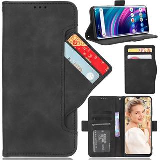 BAILI Coque Flip Cover Stand pour Xiaomi 17T Pro - Étui Noir avec Fonction Support