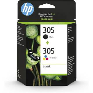 Photo HP 305 - Pack 2 Cartouches Originales Noir + Couleurs - 27,64 EUR