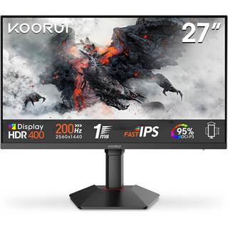 KOORUI G2722P - Écran PC Gaming 27" QHD 200Hz IPS à 169,99€ (-5%)