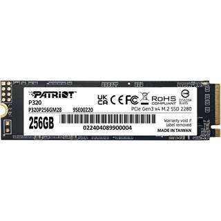 Patriot P320 256GB NVMe M.2 SSD - 2200 MB/s Lecteur