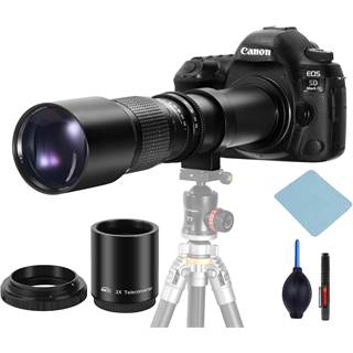 JINTU 500-1000mm f/8 Téléobjectif Manuel pour Canon EF