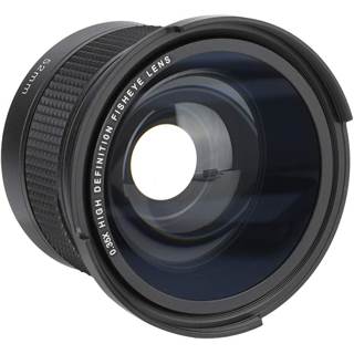 Objectif Fisheye Grand Angle 0.35X 52mm pour Reflex