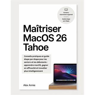 Photo Guide macOS 26 Tahoe : Maîtrisez votre Mac en toute simplicité - 22,14 EUR