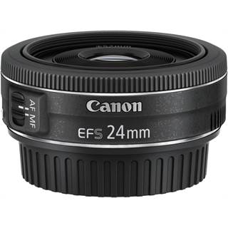 Objectif Canon EF‑S 24mm f/2.8 STM Noir – Pancake - 159,00 EUR