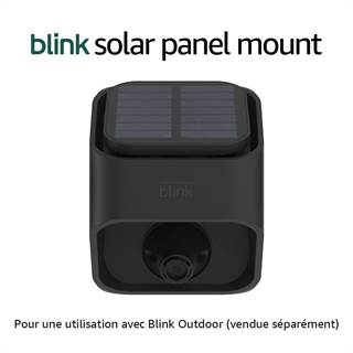 Blink Solar Panel Mount - Support avec Panneau Solaire pour Caméra Blink Outdoor | Noir