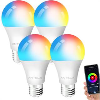 Pack 4x Ampoules Connectées ANTELA RGB + CCT (E27)