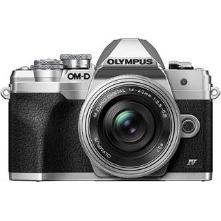 Olympus OM-D E-M10 Mark IV Silver + 14-42mm Pancake : Compact, 4K et Ultra-connecté