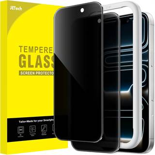 Protecteur Anti-Espion JETech iPhone 17 Pro - Lot de 2 Verre Trempé 9H