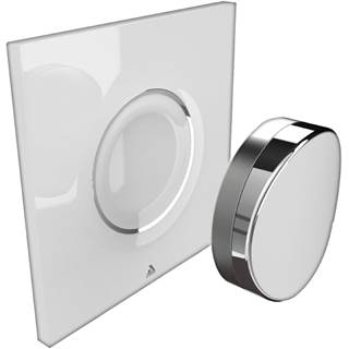 Interrupteur Gestuel Sans Fil Smartpebble AWOX - Blanc/Chromé