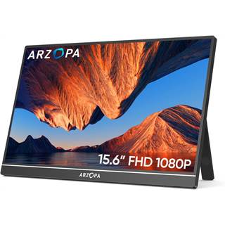 ARZOPA Écran Portable 15,6" FHD IPS avec USB-C et HDMI - A1