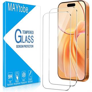 MAYtobe 2 Verres Trempés iPhone 17 Pro Max - Protection HD 9H