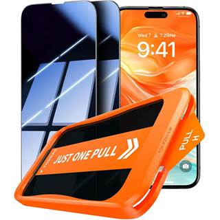 TORRAS Verre Trempé iPhone 17 Pro Confidentialité - Lot de 2