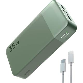 Nobis Power Bank 20000 mAh - Charge Rapide 35W avec écran numérique