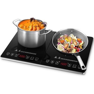 Plaque à induction AMZCHEF 2 feux - 3500W