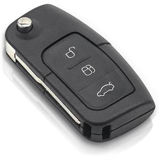 Coque de Clé Ford Universelle 3 Boutons - Focus Fiesta C-Max Kuga Mondeo