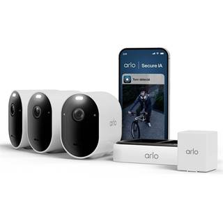 Arlo Pro 6 2K Caméra extérieure 3 caméras blanc