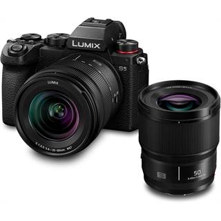Panasonic LUMIX S5 – Kit Complet Double Objectif 24,2 MP Full Frame 4K