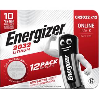 Photo Energizer CR2032 12 piles bouton 3V – Pack sécurisé 10 ans - 10,99 EUR