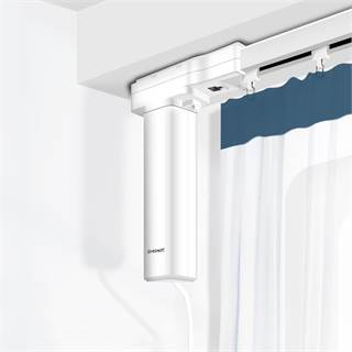 Système de rails de rideaux motorisé intelligent - Compatible Siri HomeKit (4,4 m)