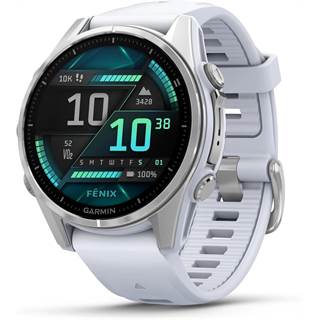 Garmin fēnix 8 43mm AMOLED Silver/Blanc