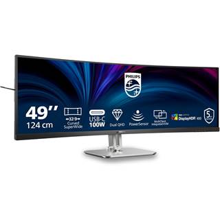 Philips 49B2U5900C – Moniteur incurvé DQHD 49" USB-C Hub pour pro et gaming