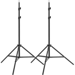 Neewer 2x Trépied Aluminium 190 cm – Support d’éclairage pro