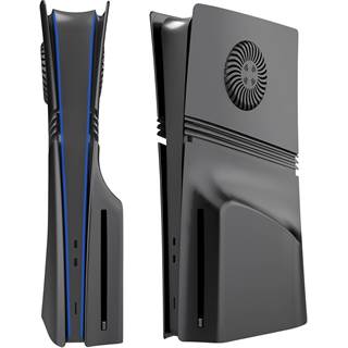 Coque Faceplate PS5 Pro Noir - Plaques Latérales ABS