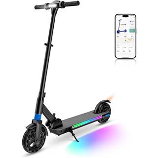 Trottinette Électrique Pliable pour Enfants 8-16 Ans - Vitesse 25 km/h, LED