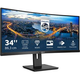 Philips 345B1C - Moniteur Incurvé Ultra Wide 34" QHD USB-C FreeSync