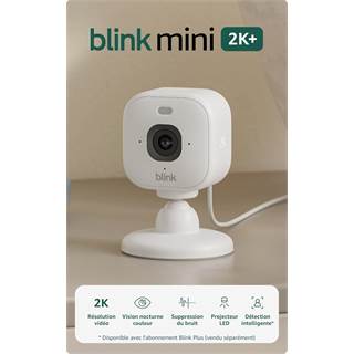 Caméra Mini 2K+ Blink - Surveillance Domestique 2K avec Vision Nocturne