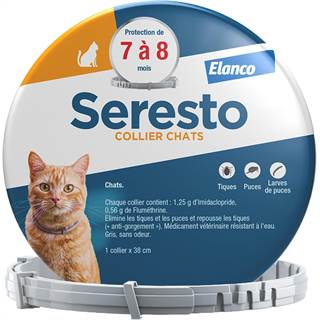 Photo Collier Seresto Chat - Protection Anti-Puces et Tiques (7-8 mois) - 26,39 EUR
