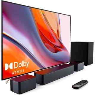 ULTIMEA Barre de Son Dolby Atmos 5.1 Poseidon D60 - Caisson Sans Fil 410W