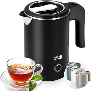 LEBENLANG Bouilloire Électrique Voyage - Compacte 0.5L Inox Sans BPA
