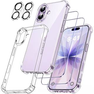 Coque FLLAO 5-en-1 iPhone 17 - Protection Complete Verre Trempé