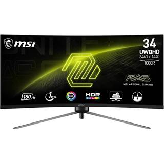 Photo MSI MAG 345CQR - Écran Gaming Incurvé 34" UWQHD 180 Hz - 348,19 EUR