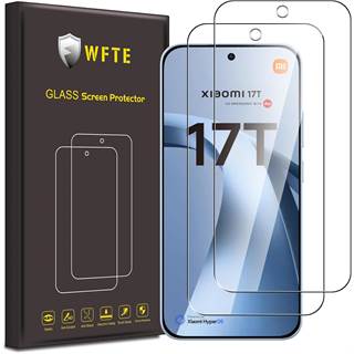 Lot de 2 Verre Trempé WFTE pour Xiaomi 17T/Mi 17T - Protection Écran 9H Ultra Fine