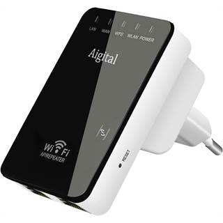 Répéteur WiFi 300Mbps - Mini Extender 2.4GHz avec 2 Ports Ethernet