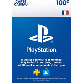 Carte Cadeau PlayStation Store 100€ - Code Digital (Compte FR)